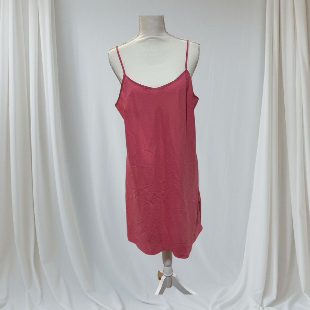 Nanette Lepore Women's Pink‎ Adjustable Spaghetti Strap Mini Slip Dress 14